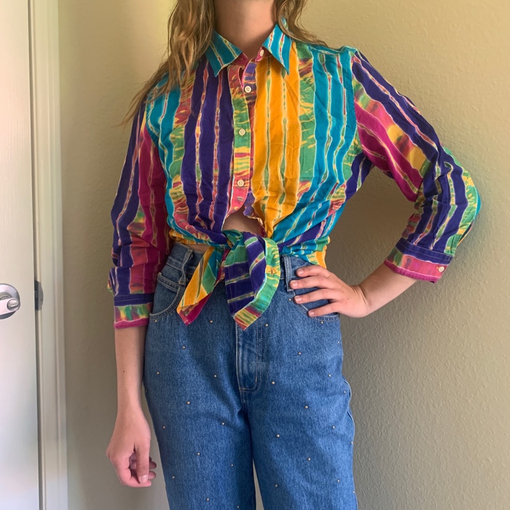 VINTAGE Ralph Lauren Button Down - Picture 2 of 3